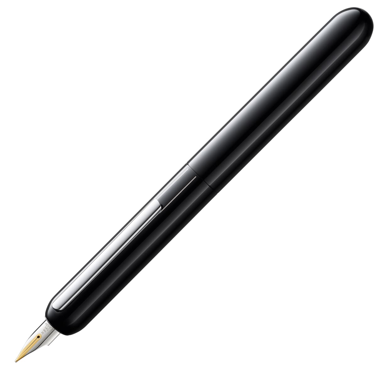 074 Pluma Dialog 3 M gold bl Pianoblack M (LA)3