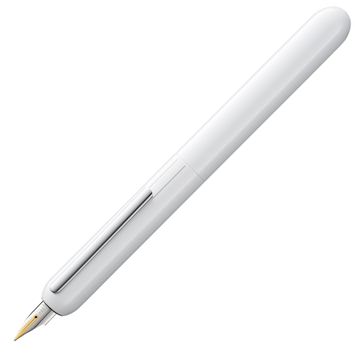 074 Pluma Dialog 3 M gold bl Pianowhite 3 M (LA)3
