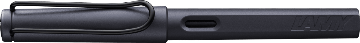 Pluma Lamy safari steel black F4