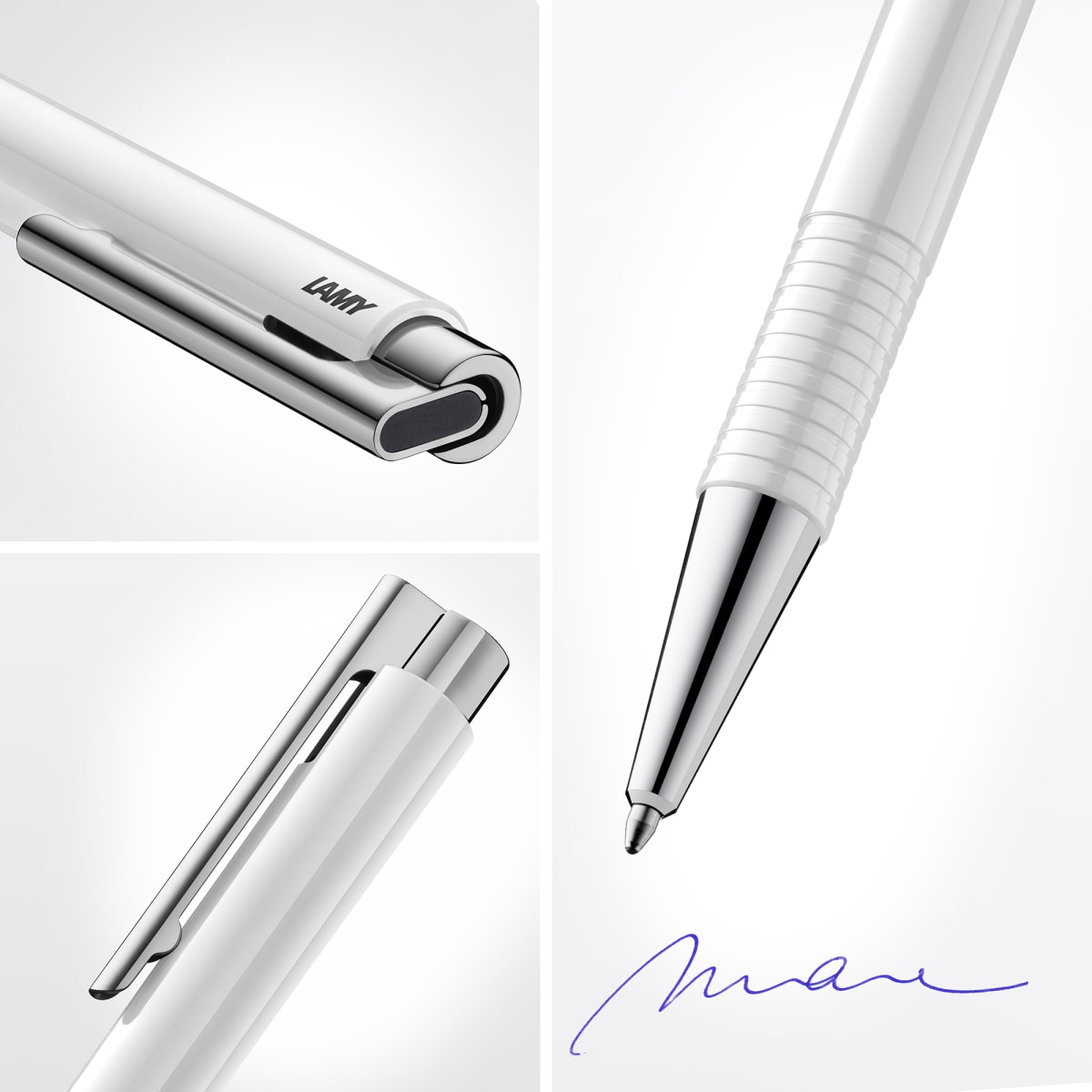 Bolígrafo lamy Logo White4