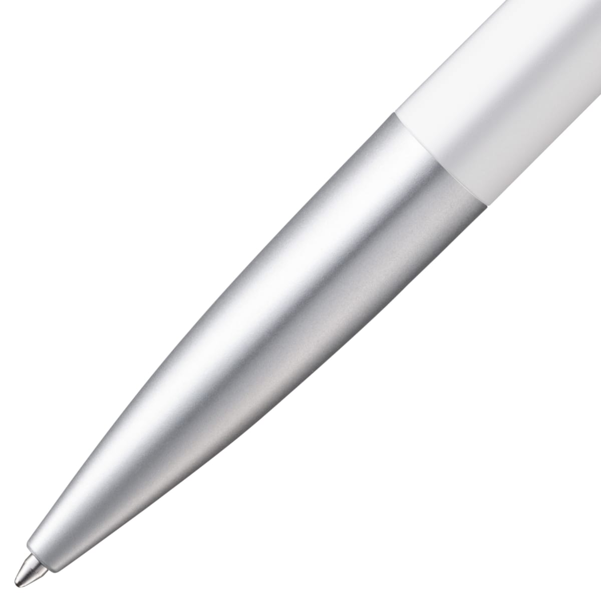 Boligrafo Lamy Noto White Silver2