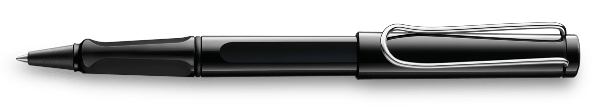 Set Lamy Safari Black Rollerball + Portaminas2