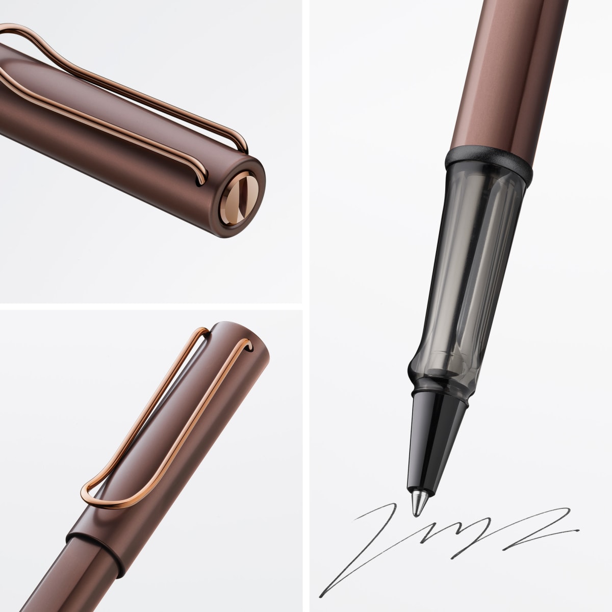 Rollerball Lamy Lx Marron3