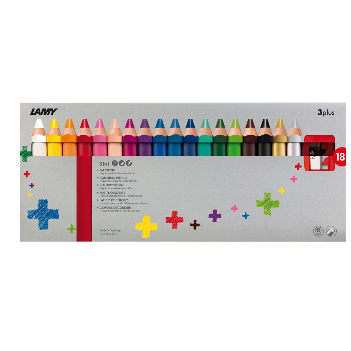 Lápices de colores Lamy 3plus  18pc (LA)