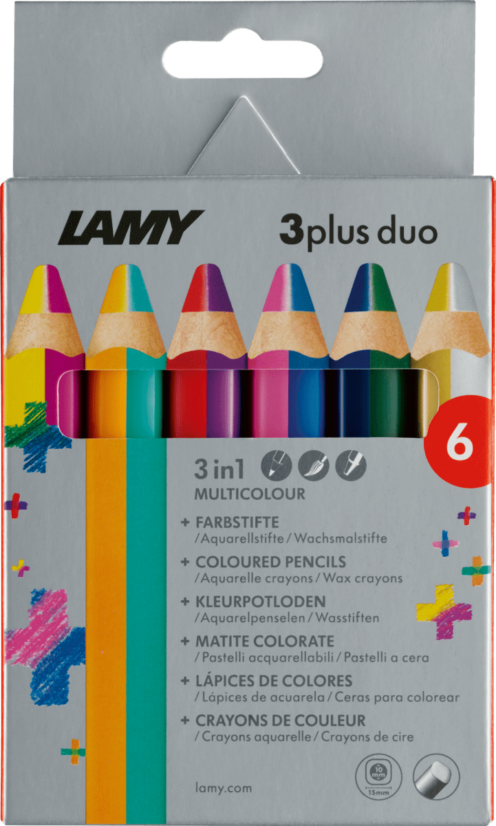 Lápices de colores 3Plus duo color pencils1