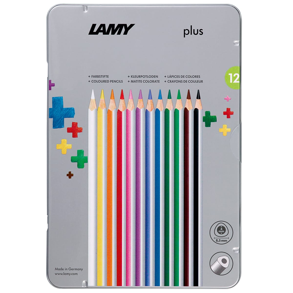 Lápices Lamy Plus Color caja de metal 12pc (LA)1