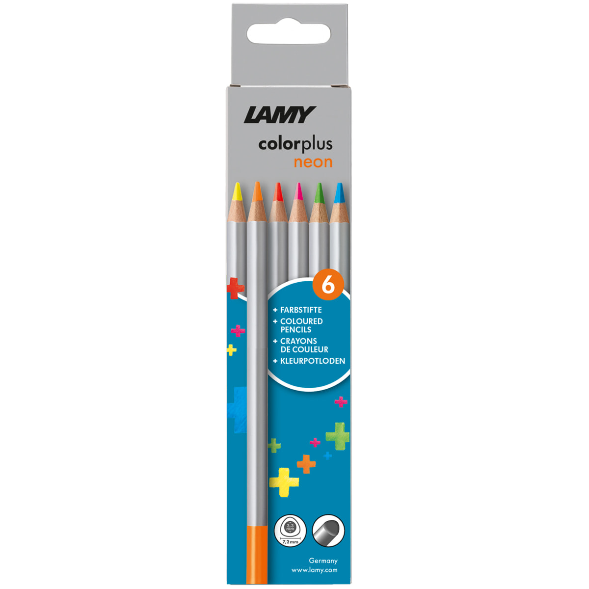 Lápices de colores Lamy Colorplus neón 6pc1