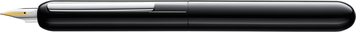 074 Pluma Dialog 3 M gold bl Pianoblack M (LA)1