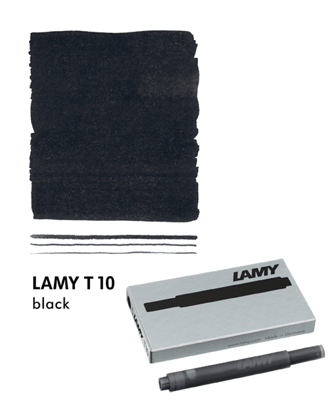 Cartucho de tinta Lamy T10 Black para Plumas3