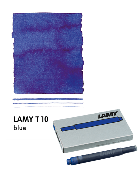 Cartucho de tinta Lamy T10 Blue para Plumas3