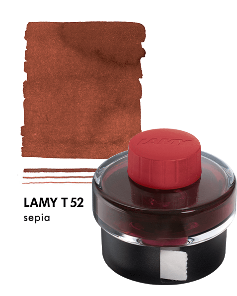 Tintero Lamy T52  Sepia para plumas2
