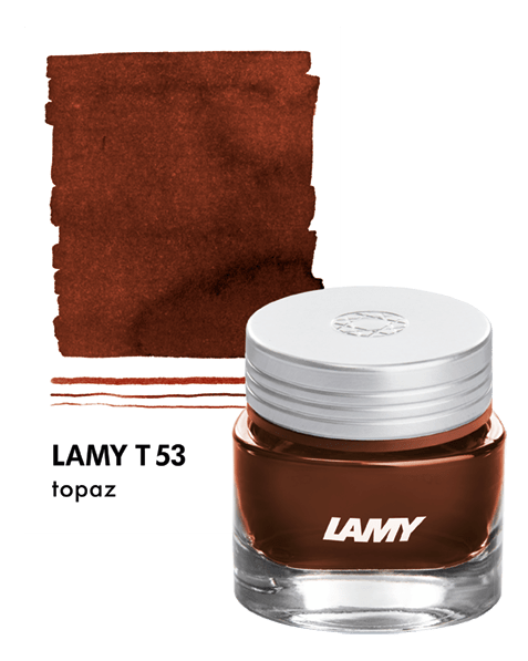 Tintero Lamy T53 Crystal Ink Topaz para plumas3