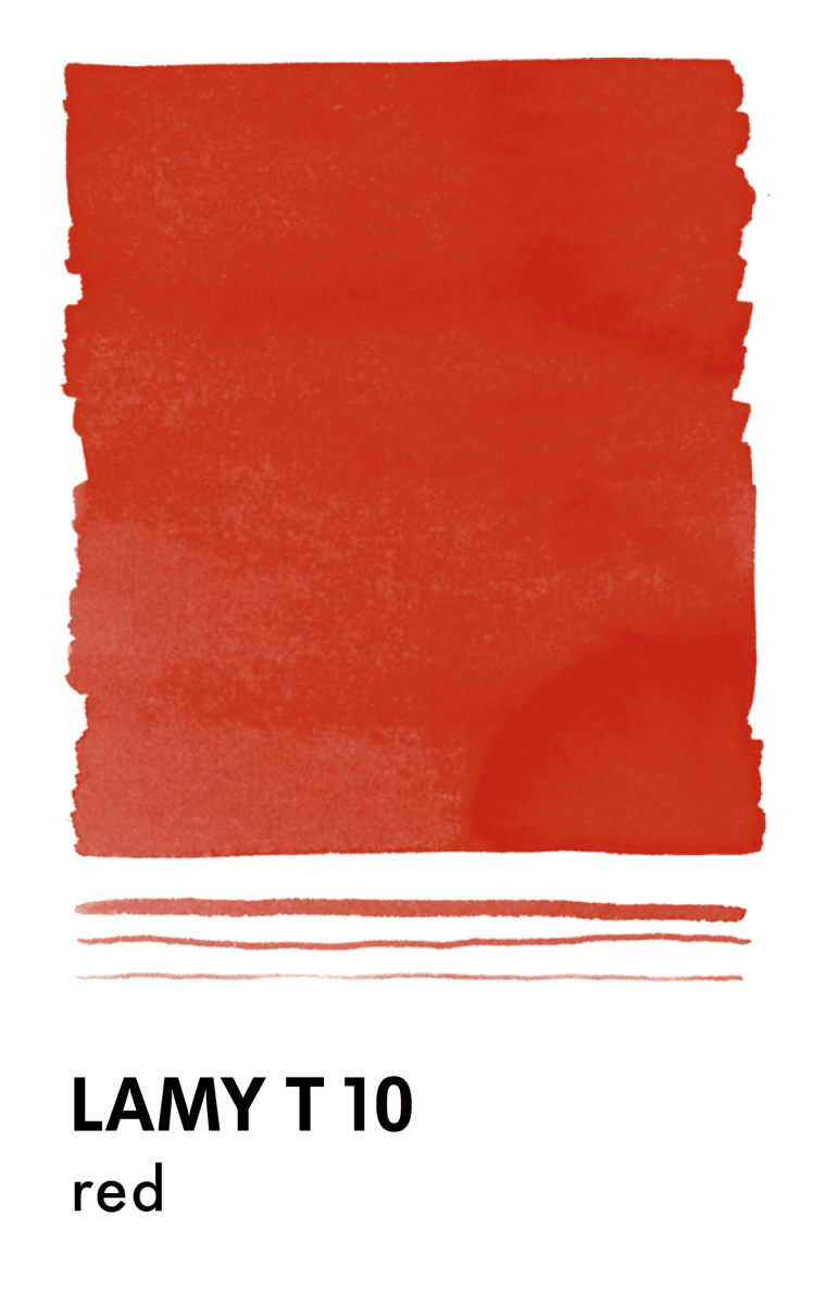 Cartucho de tinta Lamy T10 REd para Plumas3