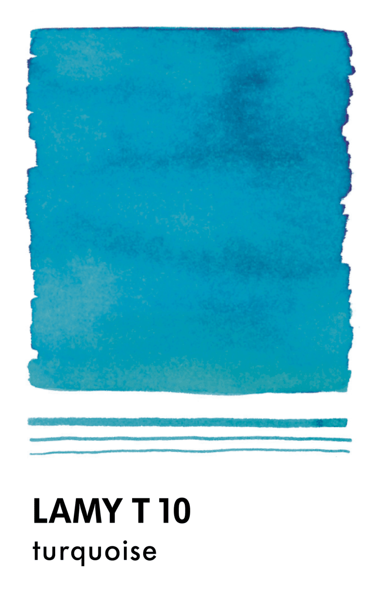 Cartucho de tinta Lamy T10 Turquesa para Plumas2