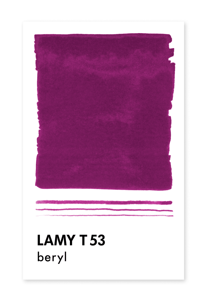 Tintero Lamy T53 Crystal Ink Beryl para plumas2