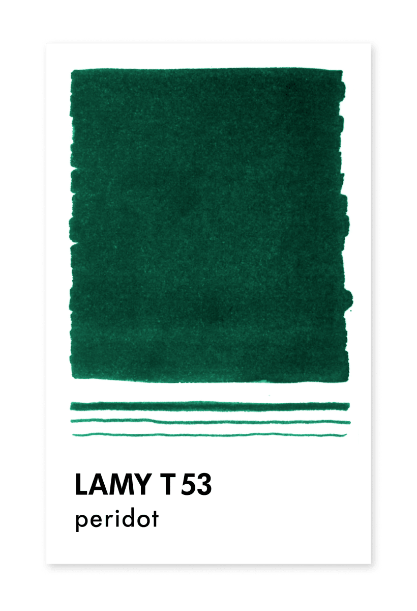 Tintero Lamy T53 Crystal Ink Peridot para plumas2