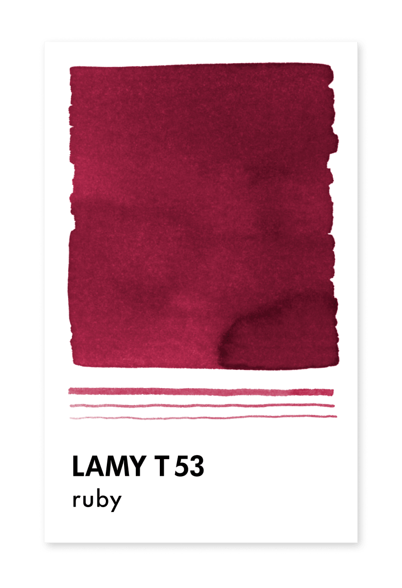 Tintero Lamy T53 Crystal Ink Ruby para plumas2