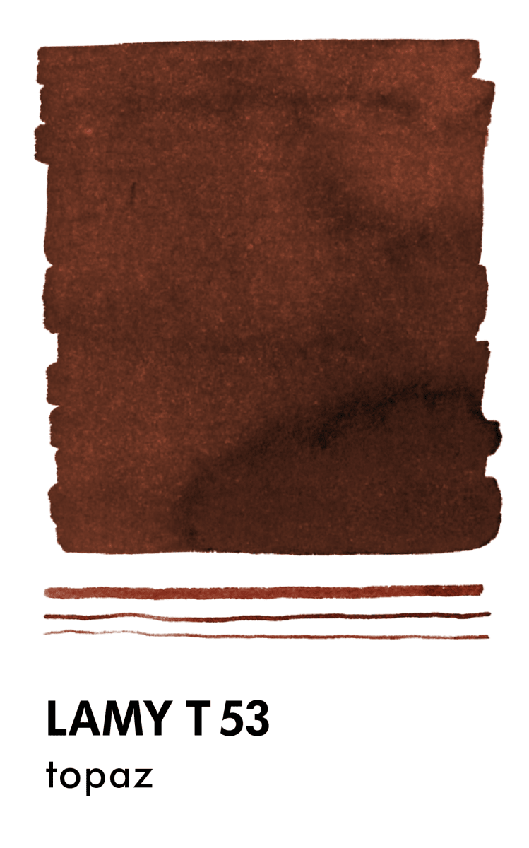 Tintero Lamy T53 Crystal Ink Topaz para plumas2