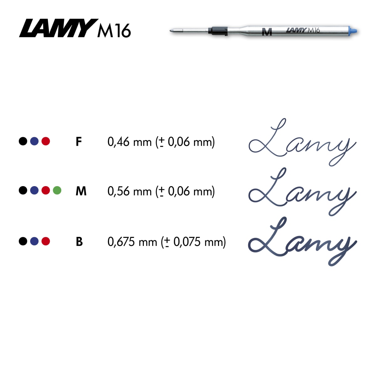 Repuesto Lamy M16 Blue para Bolígrafos3
