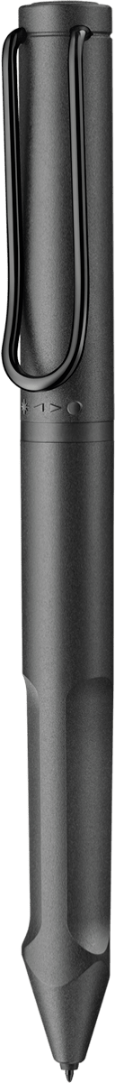 Lamy Safari Twin EMR POM Negro3