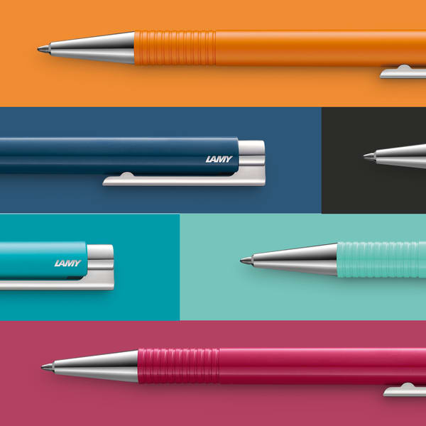 Bolígrafo Lamy logo M+ indigo2