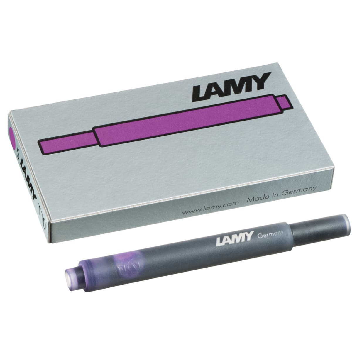 Cartucho de tinta Lamy T10 Violeta para Plumas1