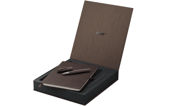 SET PLUMA Lamy 2000 BROWN3