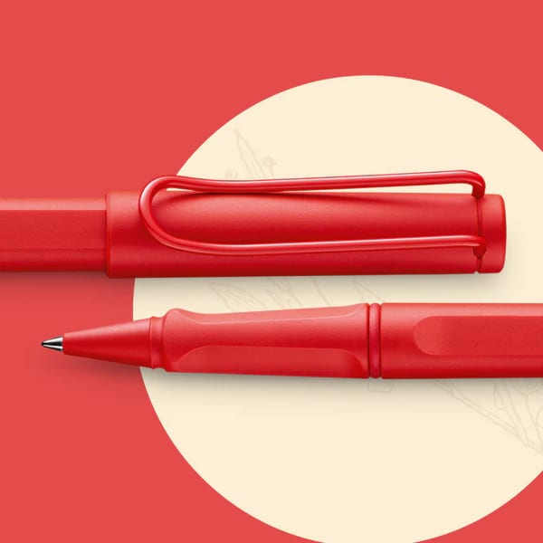 Rollerballs Lamy Safari Strawberry M63 Negro2