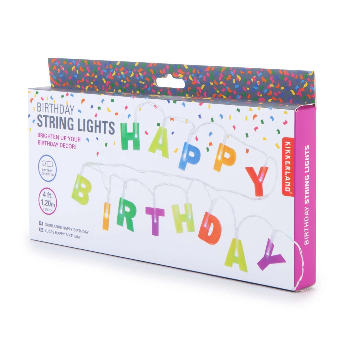 Luces Kikkerland De Feliz Cumpleaños4