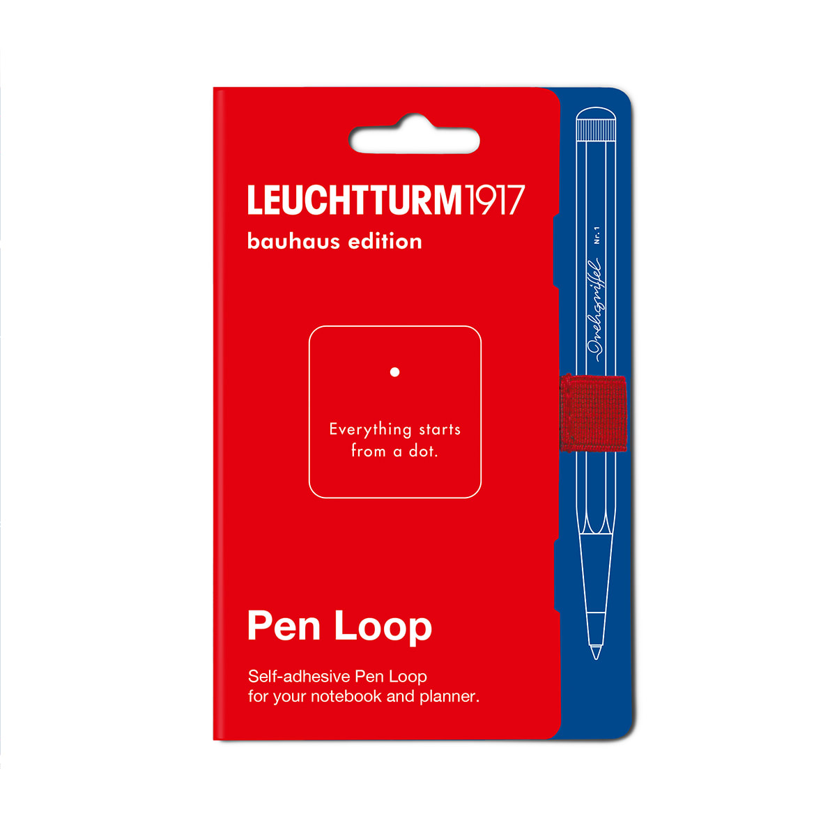 Pen Loop leuchtturm1917 Bauhaus Edition, Red2