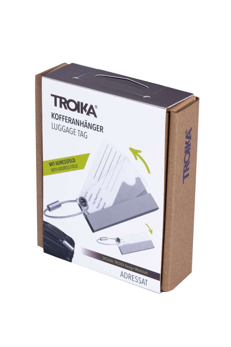 Etiqueta de equipaje TROIKA   ADRESSAT6