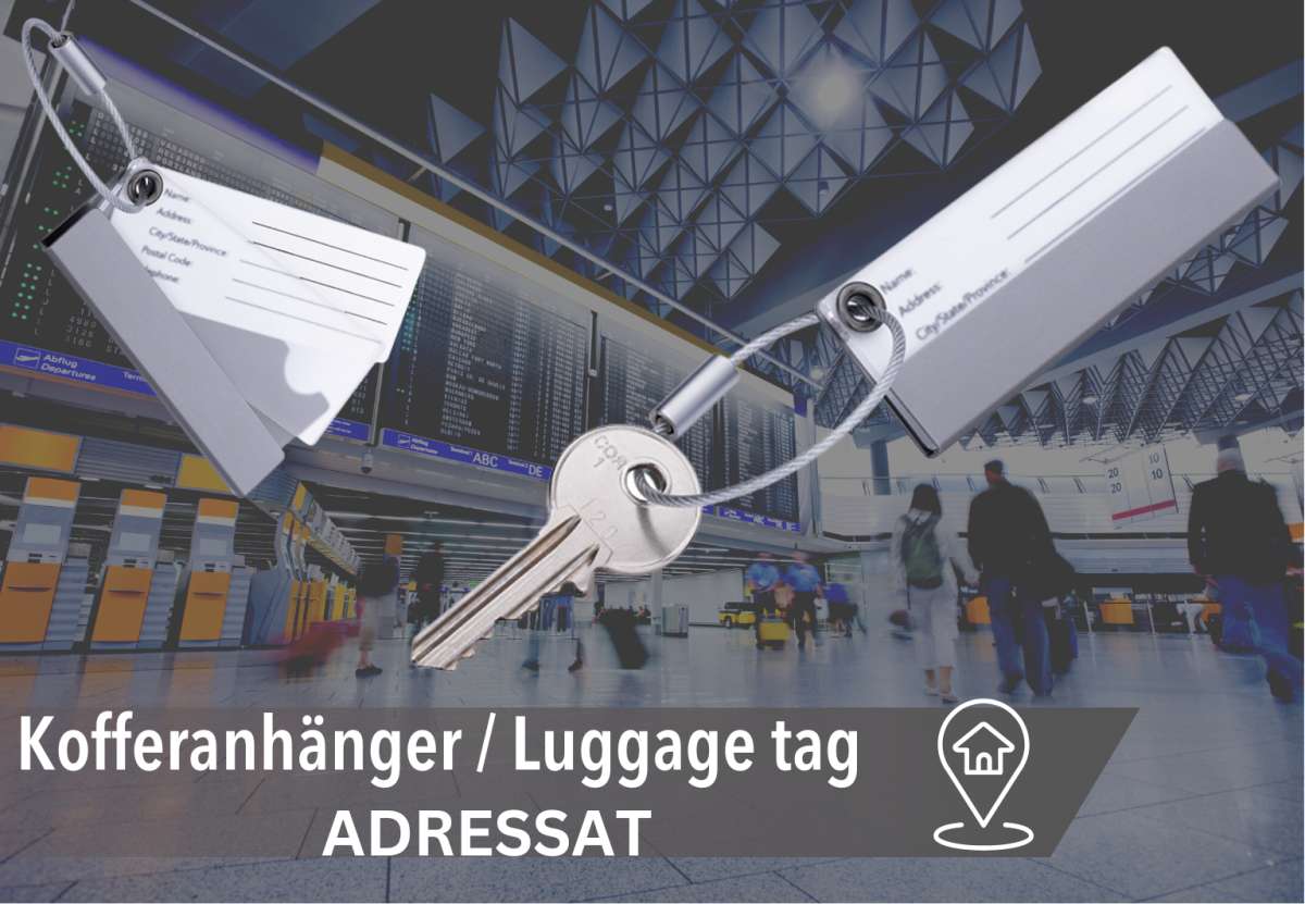 Etiqueta de equipaje TROIKA   ADRESSAT4