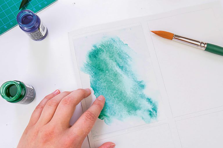 Marabu Papel para acuarelas, 24 x 32 cm, 20 hojas4