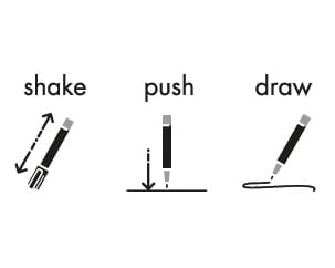 Marabu Marcador acrílico YONO Set 6 x 0.5-1.5 mm3