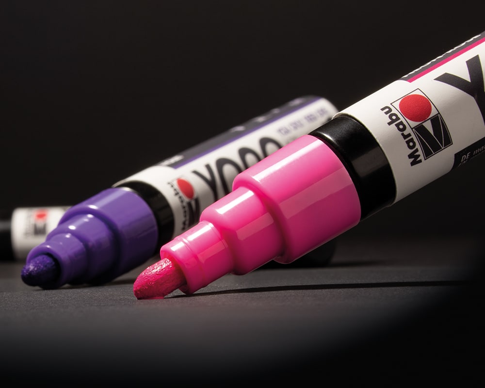 Marabu Marcador acrílico YONO Set 6 x 0.5-1.5 mm5