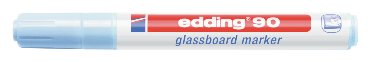 Marcador De Vidrio edding  E-90  Blanco1