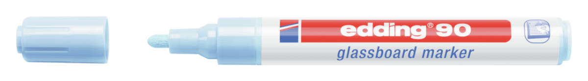 Marcador De Vidrio edding E-90 Blanco2