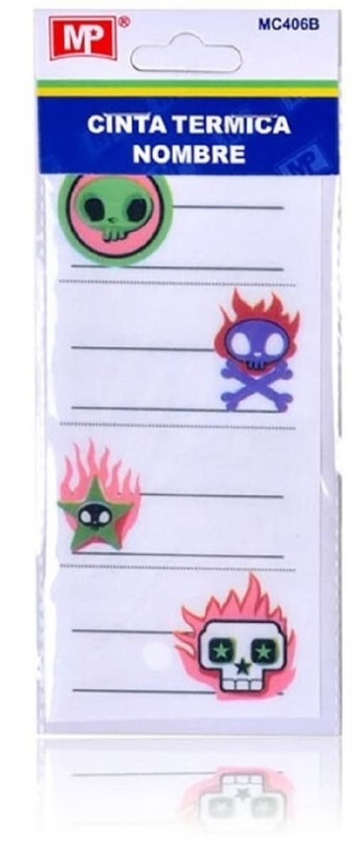 Blíster De Cinta Térmica Para Nombre 12Und - Madrid Papel 1