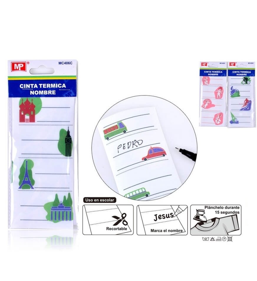 Blister De Cinta Térmica Para Nombres  Marca Madrid Papel1