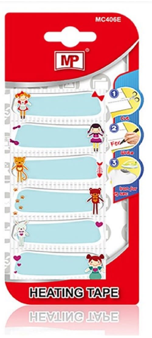 Cinta Térmica Para Nombre 24Uds Diseños de Niña Madrid Papel 1