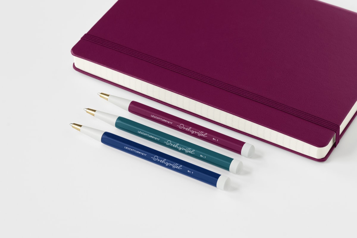 Bolígrafo leuchtturm1917 Drehgriffel Nr.1 Bauhaus Black4