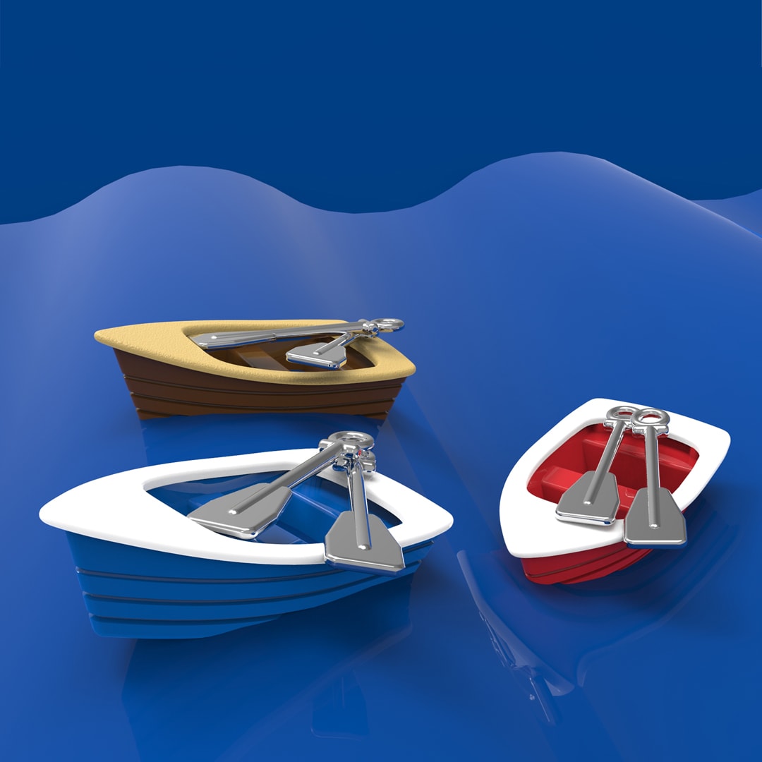 Llavero Metalmorphose Bote remos8