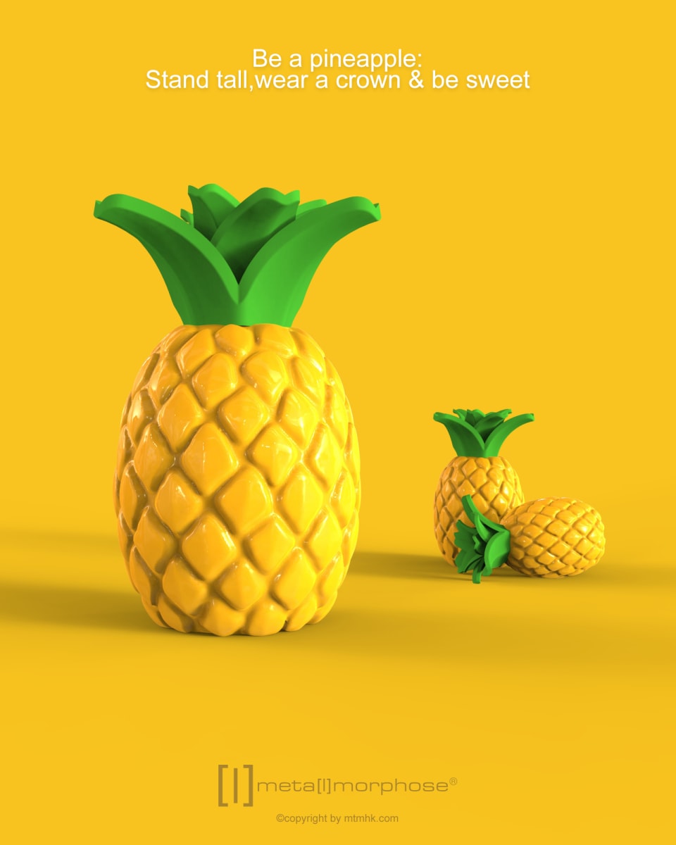 Llavero Metalmorphose Piña5