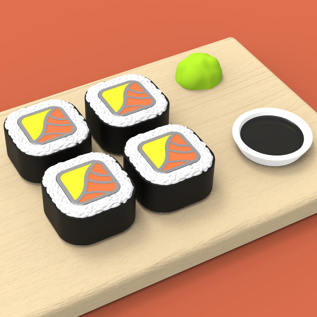Llavero Metalmorphose Sushi7
