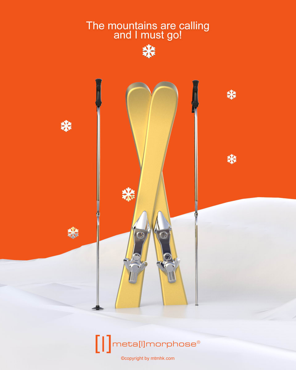 Llavero Metalmorphose Esquís (MTM)14