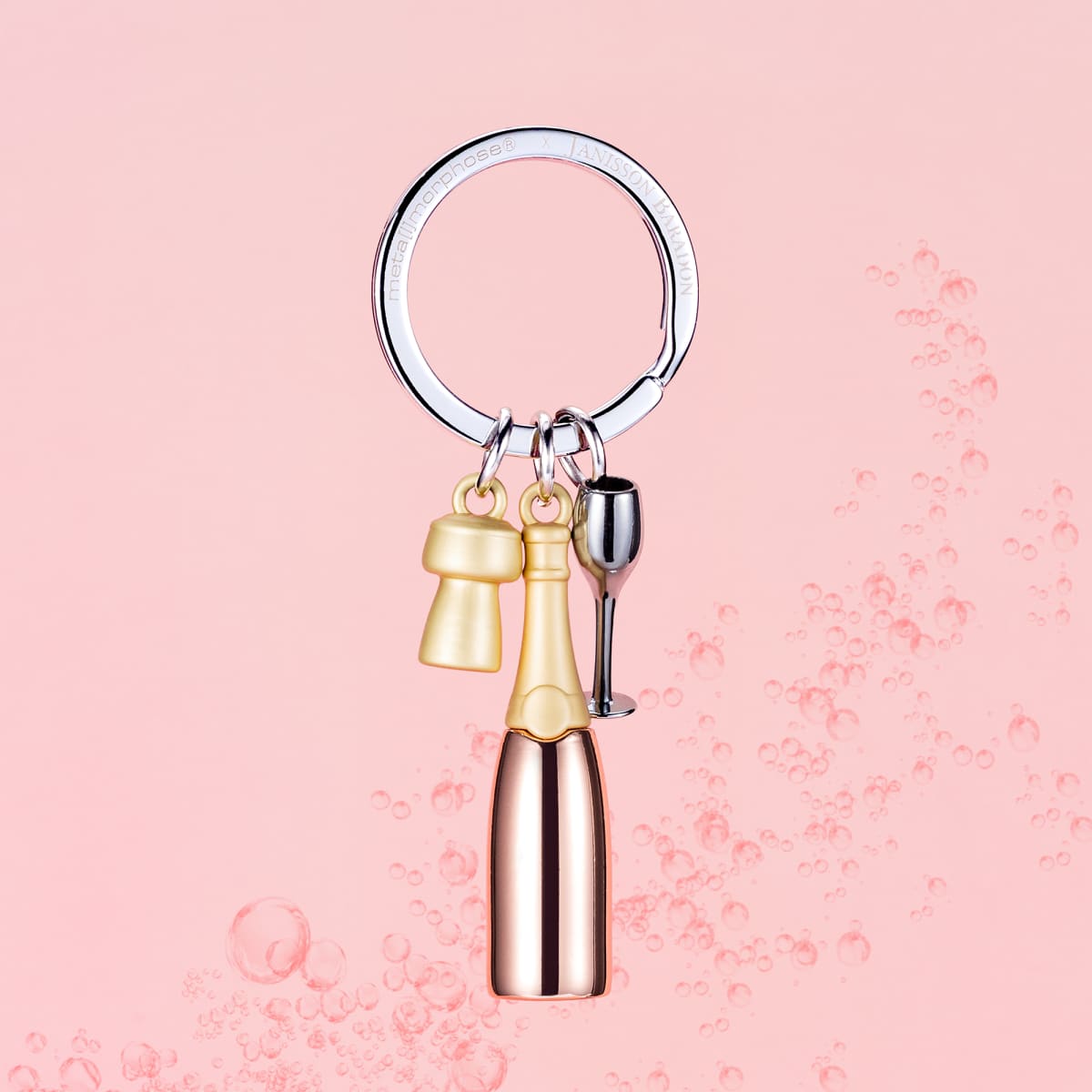 Llavero Metalmorphose Botella Champagne5