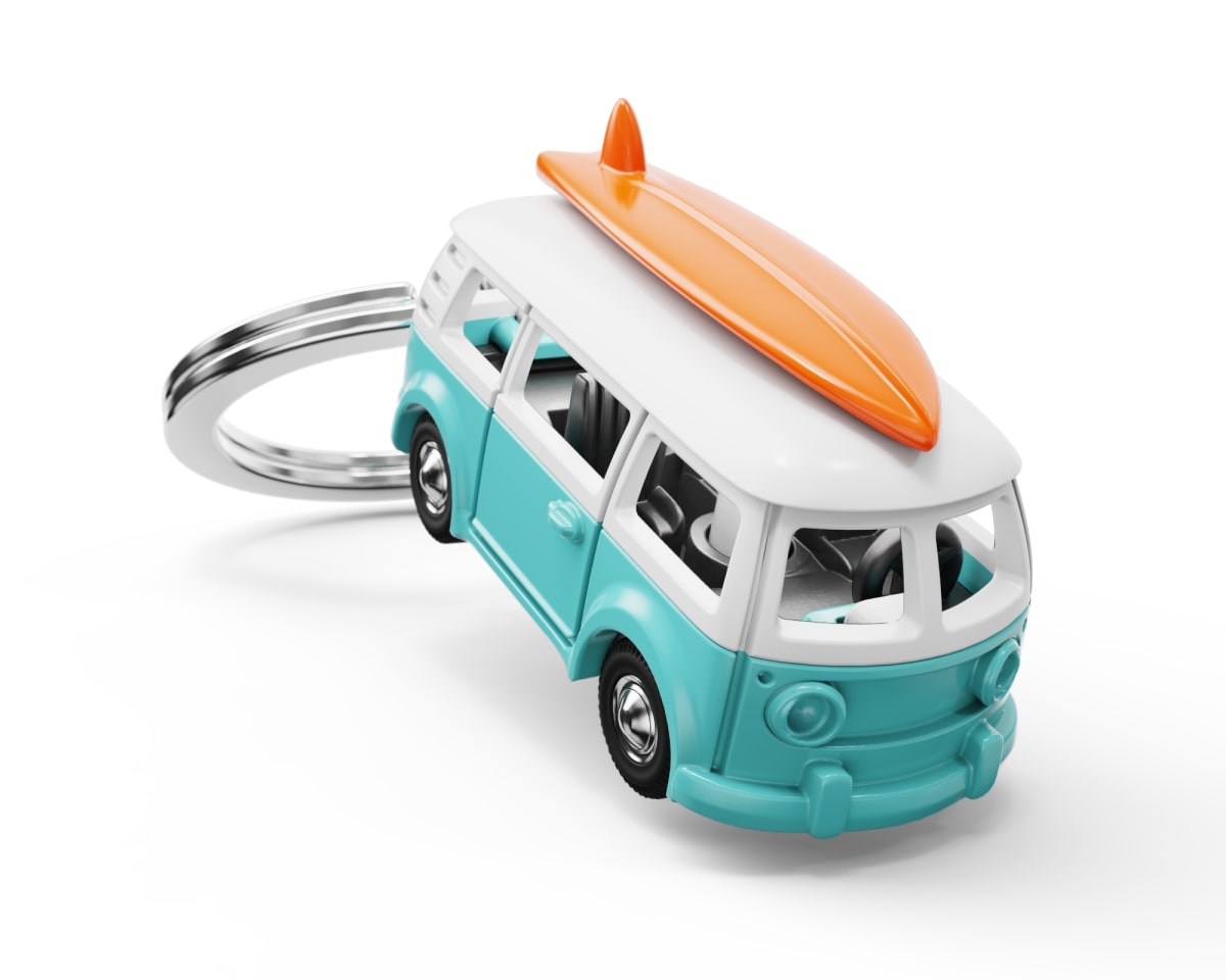 Llavero Metalmorphose Furgoneta Surf3