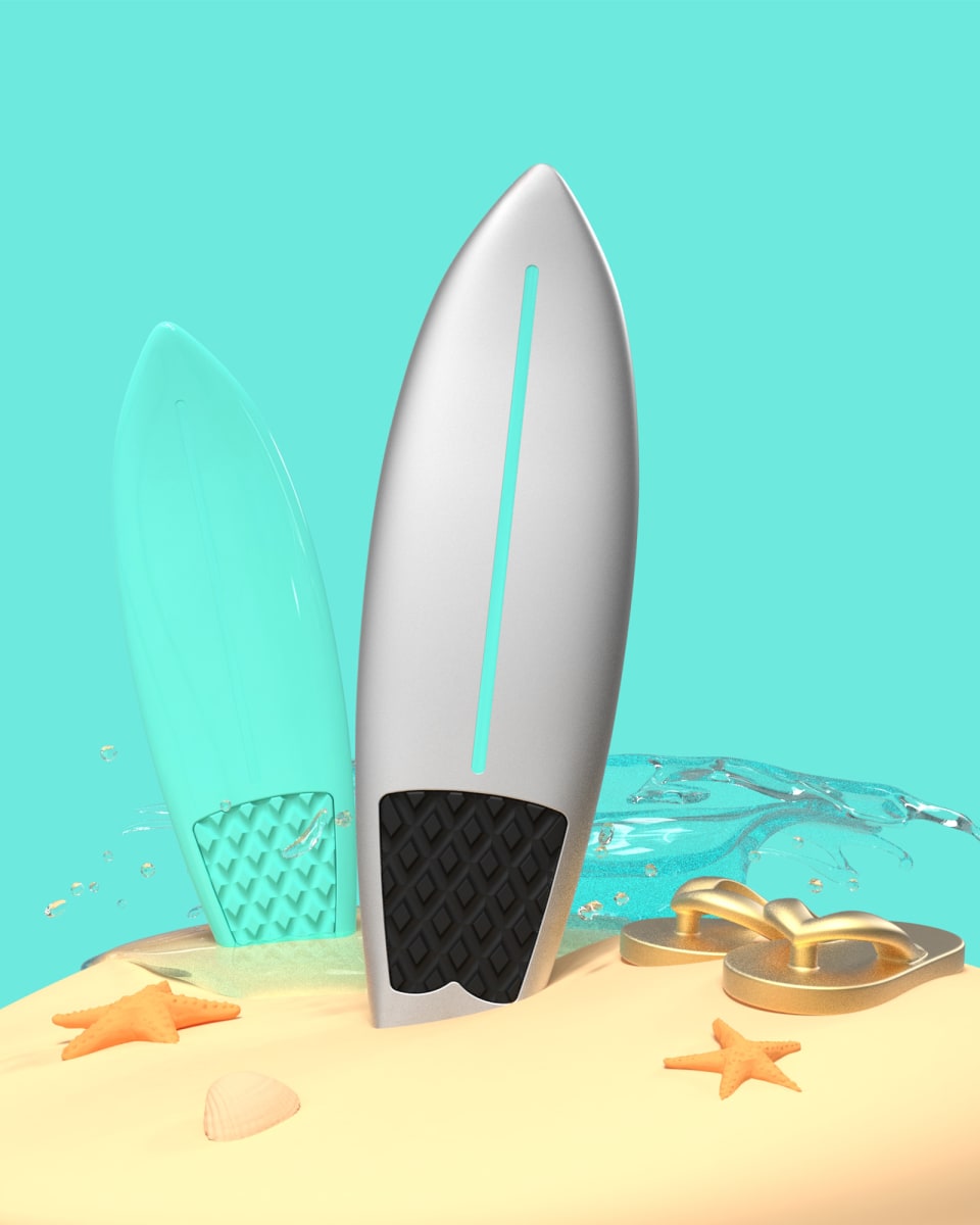 Llavero Metalmorphose Tabla de Surf8