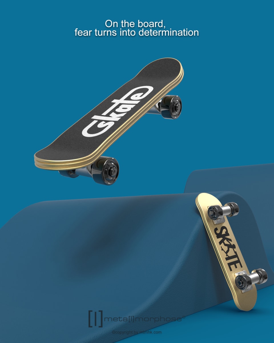 Llavero Metalmorphose Skateboard6