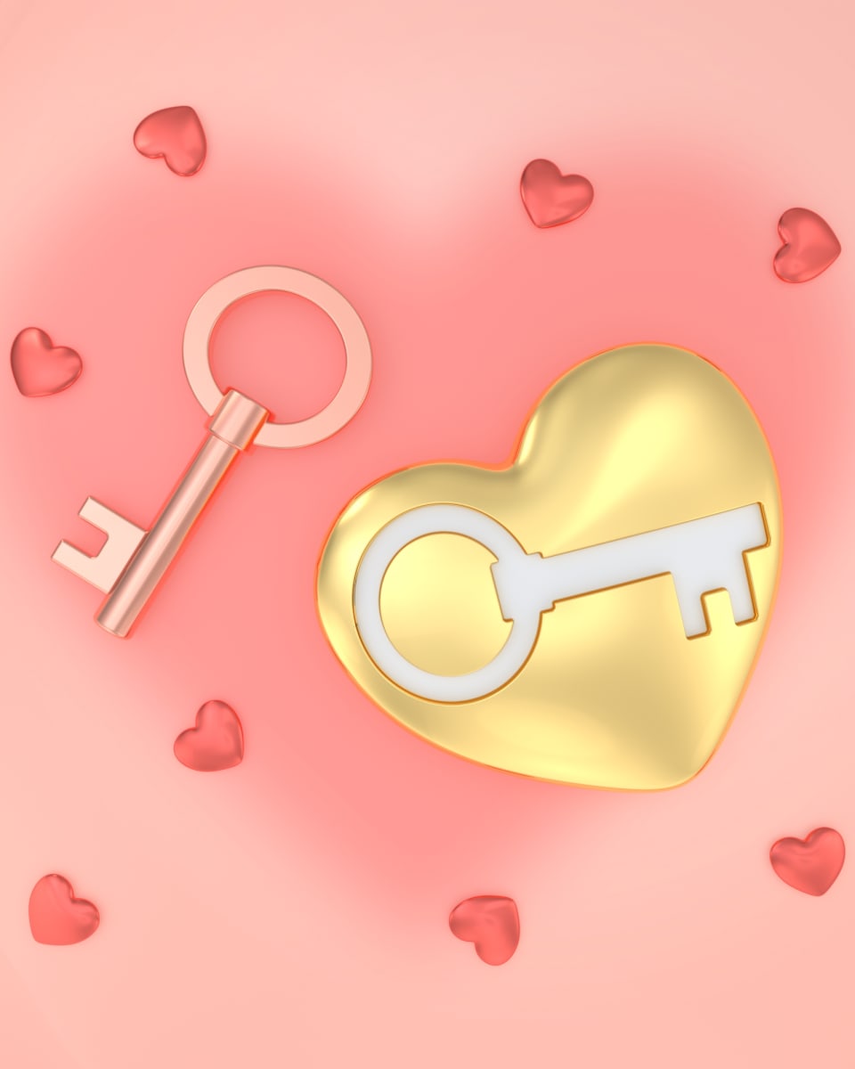Llavero Metalmorphose Llave de mi Corazón6
